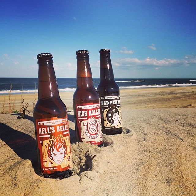 You heading to the #beach for #memorialdayweekend? Look for our beers all along the NC coast or stop by the #taproom to stock up for your parties.  #ncbeer #raleigh #craftbeer