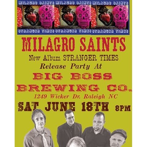 On June 18th we will have a dual release day featuring long running #raleigh band The Milagro Saints who will celebrate the release of their new CD "Stranger Times." We will also release #centaursaison the same day! Keep following for more info in the days to come!