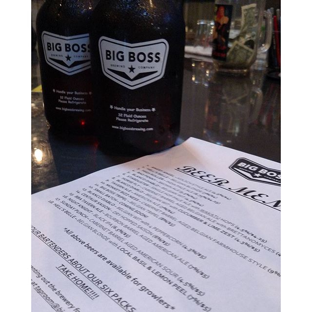 Heading out of town? Don't forget to grab a growler of your favorite Big Boss beer! We've got 18 taps to choose from! @big_boss_taproom  #craftbeer @mycupoverflowmg #foodtruck #Raleigh #ncbeer #handleyourbusiness #saisons