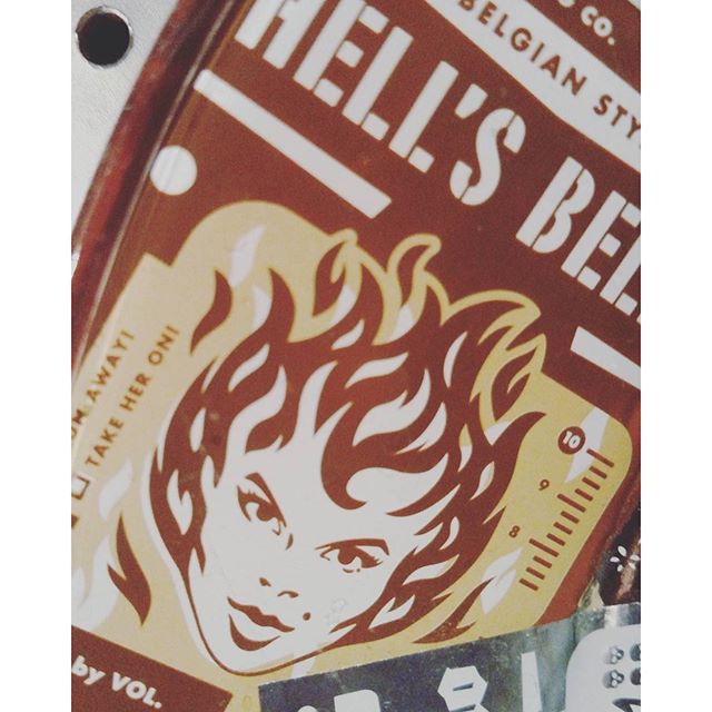 TGIF!!! Come and get a pint of our CASK ALE: Hell's Belle w/ peaches and brettanomyces! My Cup Overflows Southern Soul Grill will be here at 5:00! @big_boss_taproom #caskale #tgif #foodtruck