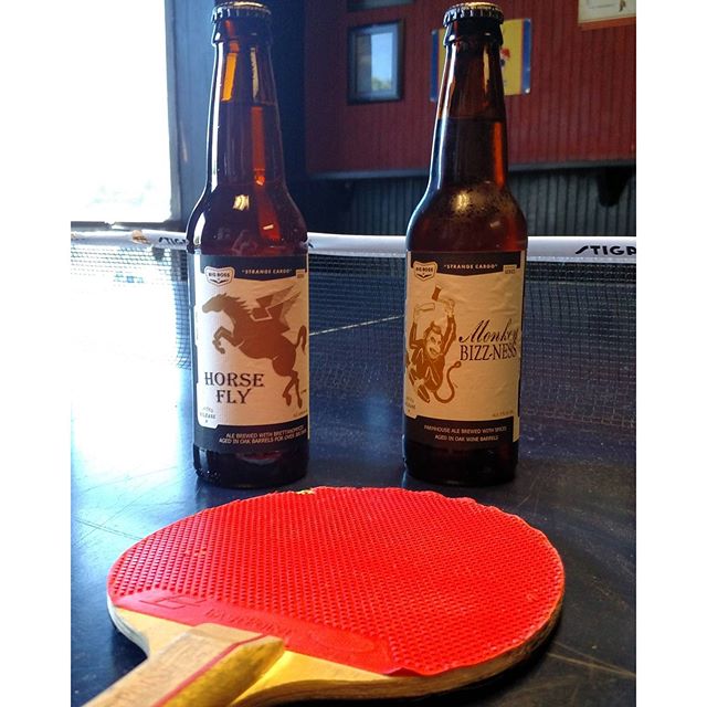 Wednesday! Ping Pong Club at 7:00pm and Horsefly and Monkey Bizz-Ness bottles!!! @big_boss_taproom #pingpong #craftbeer #awesome