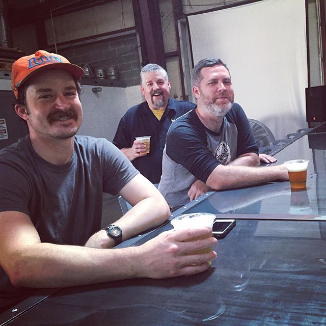 We're dedicating our #socialmediaday post to our fearless #Brewers @bwynn1249 @bobbymcinerny82 and #clay. These guys work to help make sure you have some beautiful tasting beer in your lives.  #ncbeer #raleigh #drinklocal #craftbeer #brewerylife