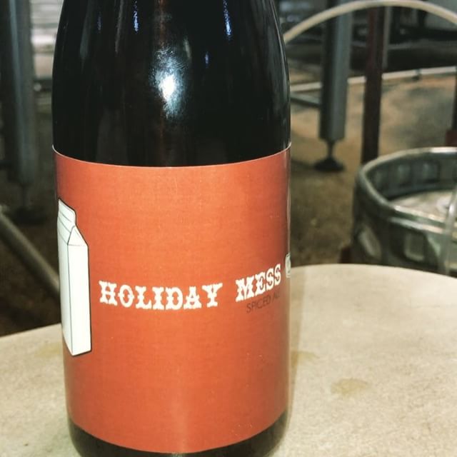 Introducing Holiday Mess: this Egg-Nog inspired winter spiced ale is going to be released in bottles only at our brewery on Black Friday. We filled only a few cases of these 500ml bottles for public release at 12pm. See you there! #ncbeer