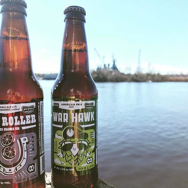 Hey #Wilmington. It's a perfect day for a stroll downtown. Be on the lookout for these new beers from our lineup in the area! #ILM #ncbeer #craftbeer #ussnorthcarolina #riverfront